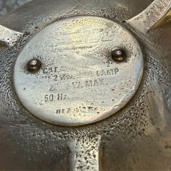 Rewired Vintage Industrial Factory Pendant Light 38"H x 31"Dia