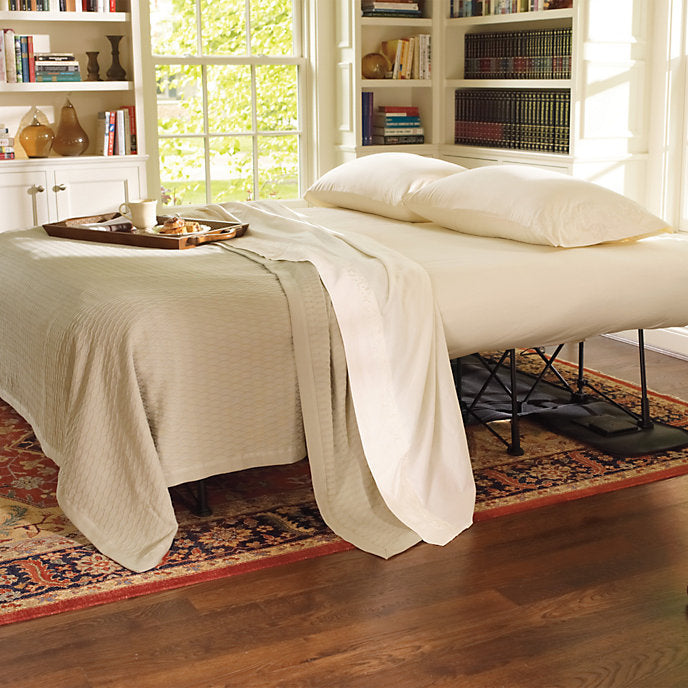 Frontgate Twin Inflatable EX Bed W/Mattress & Pump 78x39x24, 38 lbs. NEW