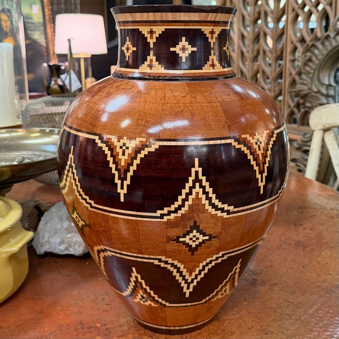 Complex Olla II Wood Art Bowl by Moore & Endres W/COA 12" Dia x 18.5"H