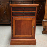 Bassett 2-Drawer/1-Door Side Table 18x22x28