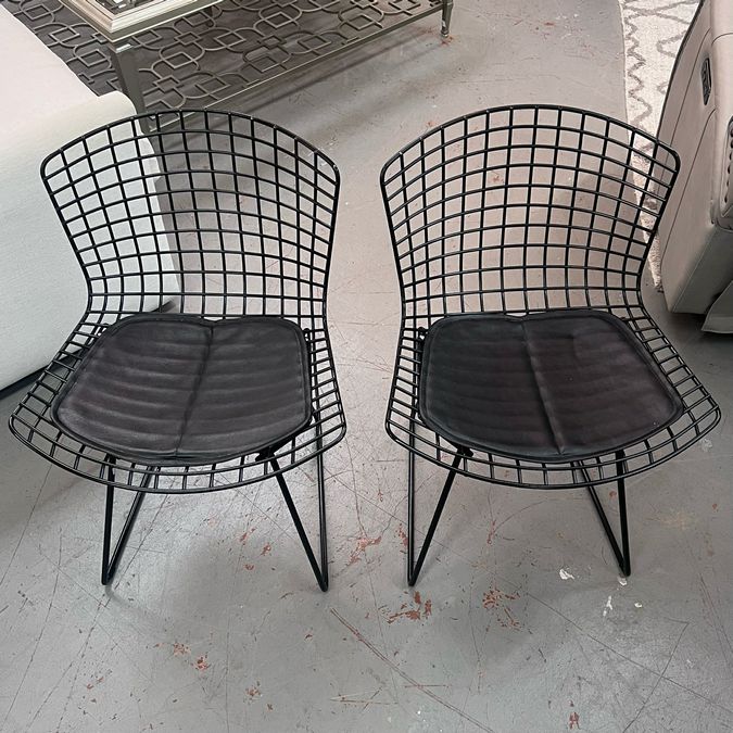 SET/2 Knoll Bertoia Side Chairs 21x20x29