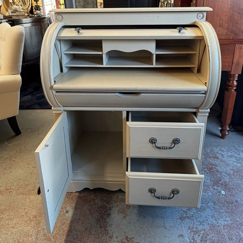 Vtg Riverside Secretary W/Pull-Out Desk & Drawer 32x22x42