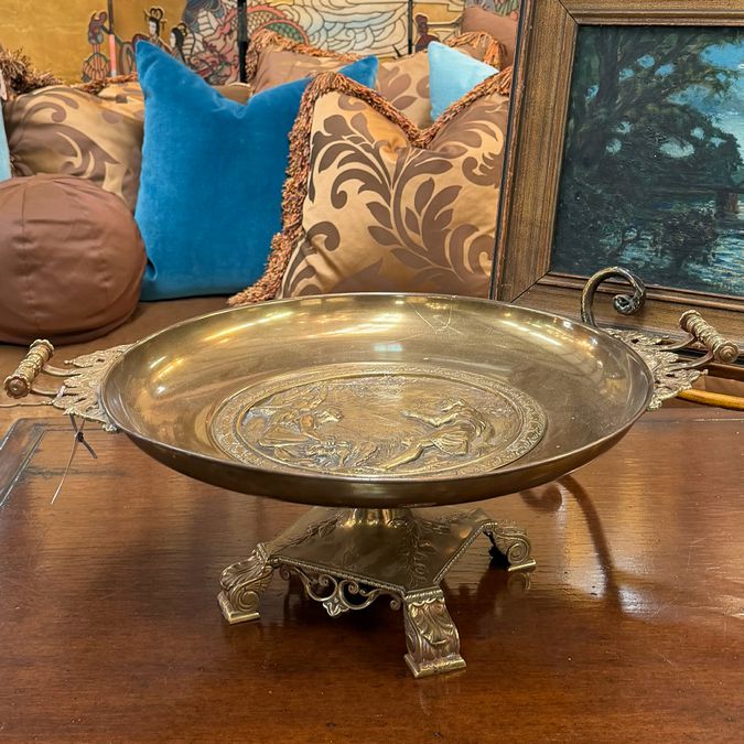 Vintage Brass Tazza 22.5x17x8.5