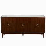 Ethan Allen Heston Mahogany Buffet W/Antiqued Mirrored Top 70x20x34