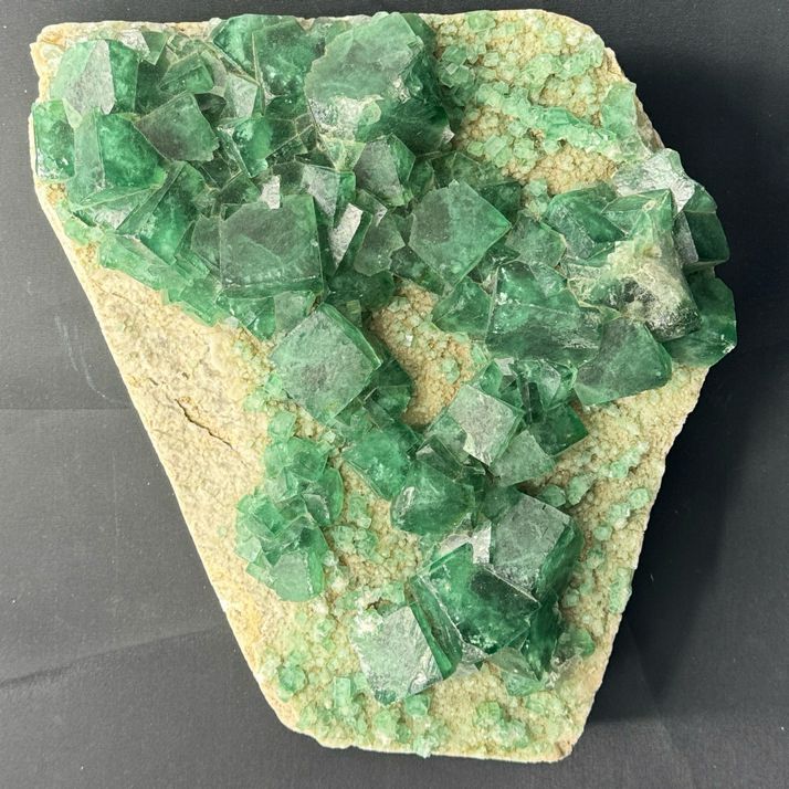 Stone W/Green Flourite Specimen 8.5x9.5x3.25