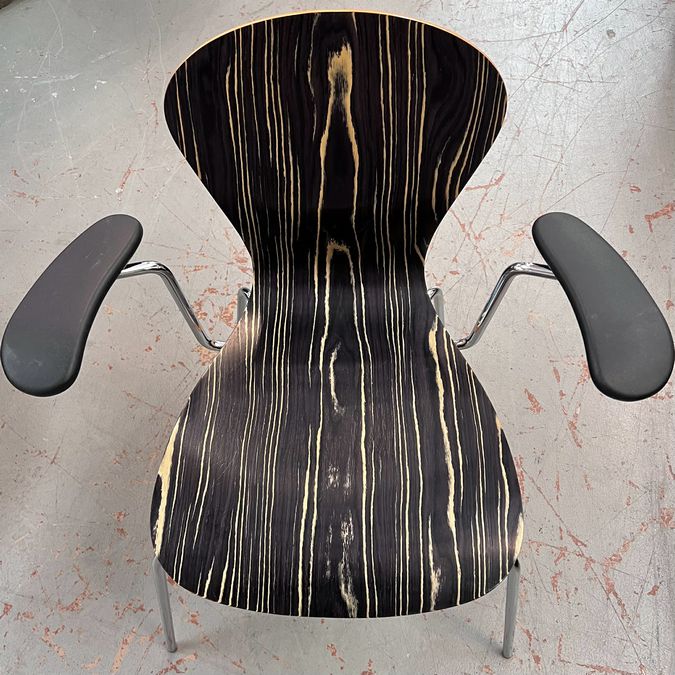 Ross Lovegrove Knoll Macasser Ebony "Sprite" Chair 28x20x31