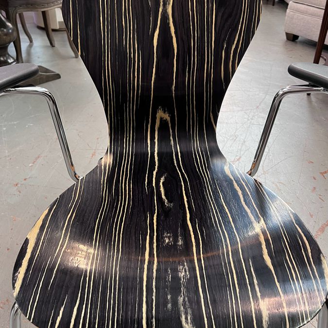 Ross Lovegrove Knoll Macasser Ebony "Sprite" Chair 28x20x31