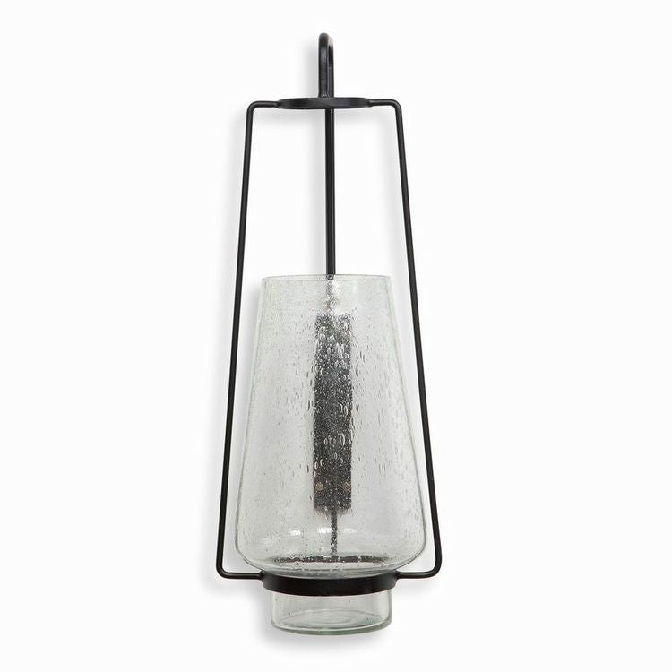 PAIR Uttermost Tapered Hurricane Sconces 10x11x27 NEW