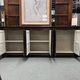 Sarreid Marksman Dark Brown 6 Door Sideboard 96"Lx20"Dx39"H