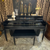 1941 Chickering Chinoiserie Upright Laquered Piano w/Bench 60x23x40