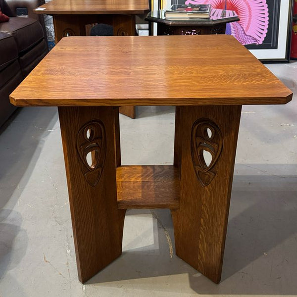 Stickley Argyle Street Mission Oak Side Table 24x24x26