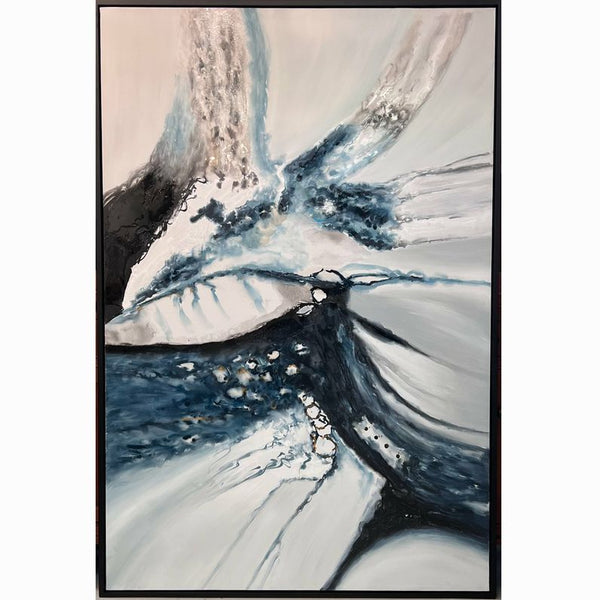 Uttermost Revelation "Go With The Flow" Painted Canvas 74x50