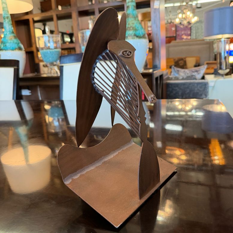 MCM Picasso Cubist Guitar Replica Sculpture 7x4.5x10"H