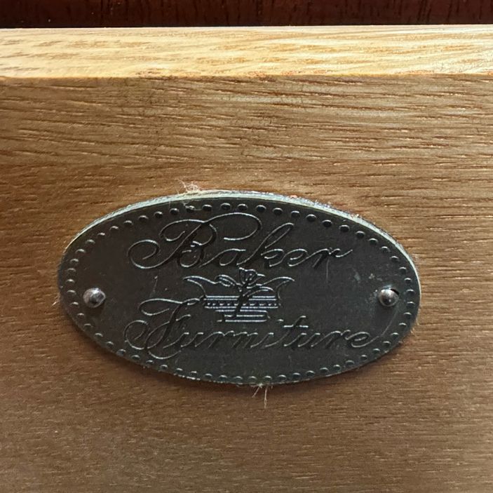 Baker Neoclassical Mahogany Sideboard 72x19x36