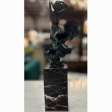 J. Erte Nude Bronze W/Drape 3x3x12.5