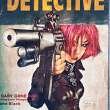 S/N Framed Detective Magazine Cover Art 28X33