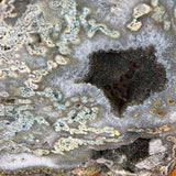 Large Natural Geode W/Stand 10"H