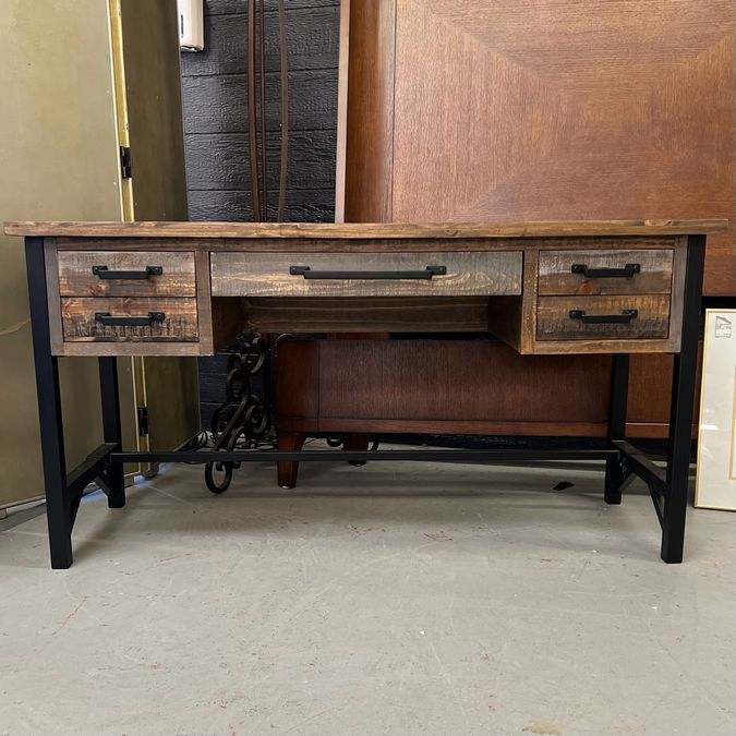 Saltoro Sherpi 5-Drw Keyboard Writing Desk 67x21x31