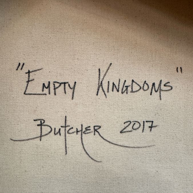 "Empty Kingdoms" Oil Painting by Tyler Butcher 60"x72"