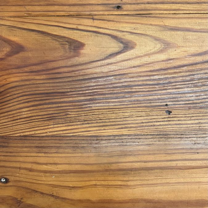 Amish Wormwood Table W/8 Ladderback Chairs 106x40.5x30.5