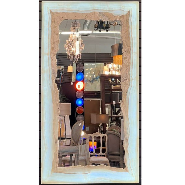 Lighted Onyx Wall Mirror 31.5x4x58.5