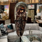 Skydreamer Art Glass Mask Candleholder 22"H