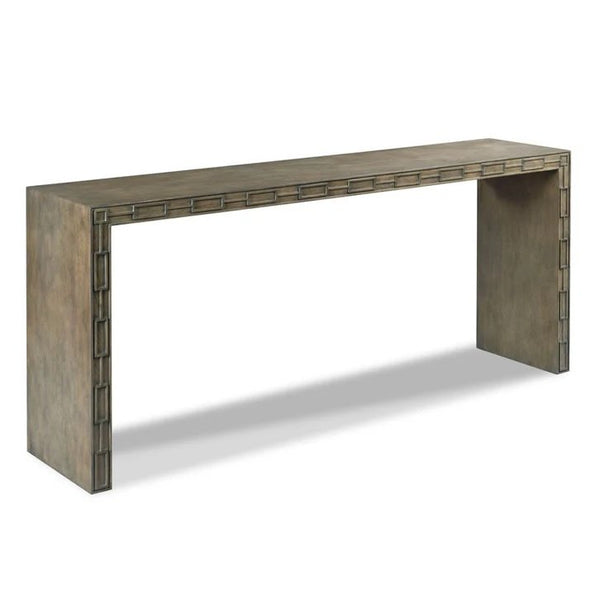 Caymus 75" Solid Wood Napa Finish Console Table 75x16x33