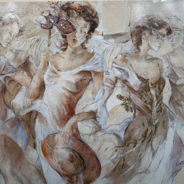 S/N "Invitation to the Ball" Lithograph by Gary Benfield 53x42