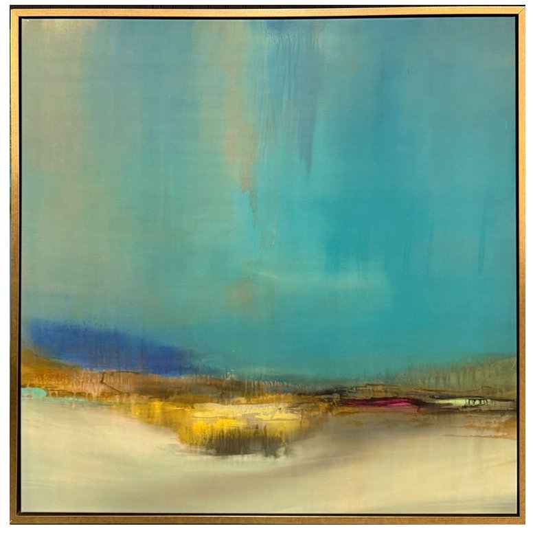 Uttermost 32324 Bowery Framed Canvas Wall Art 38"x38"