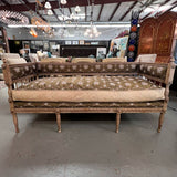 Custom Lindon Style Bench by Old Hickory Tannery 77.5x30x39