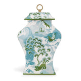Port 68 Canton Celadon Jar NEW 12x6x18