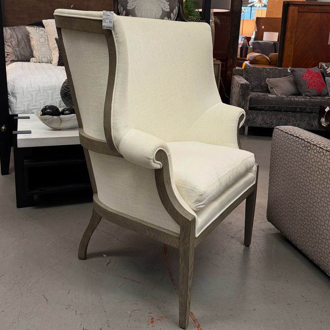 Restoration Hardware Jules Wingback Accent Chair 34x33x45