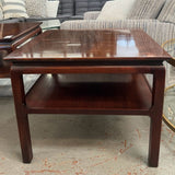 Vintage Heritage Henredon End/Side Table W/Shelf 27x27x22