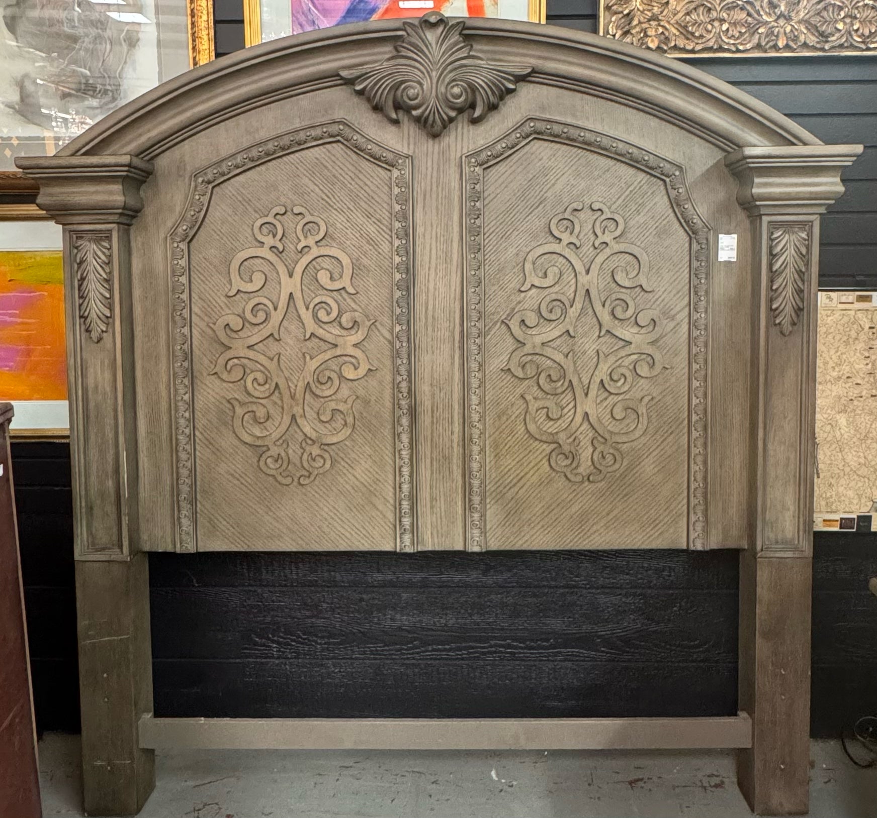 Avalon Sanctuary Queen Head/Foodboard W/SRs,SLs, 2 Drawers