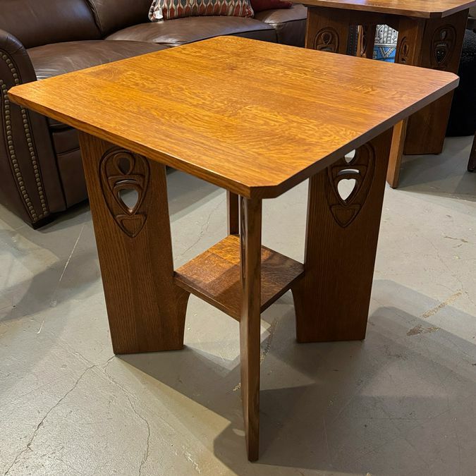 Stickley Argyle Street Mission Oak Side Table 24x24x26