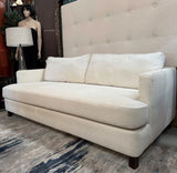 Pottery Barn Pacifica Slim Arm Sofa In Ivory 78x37x26