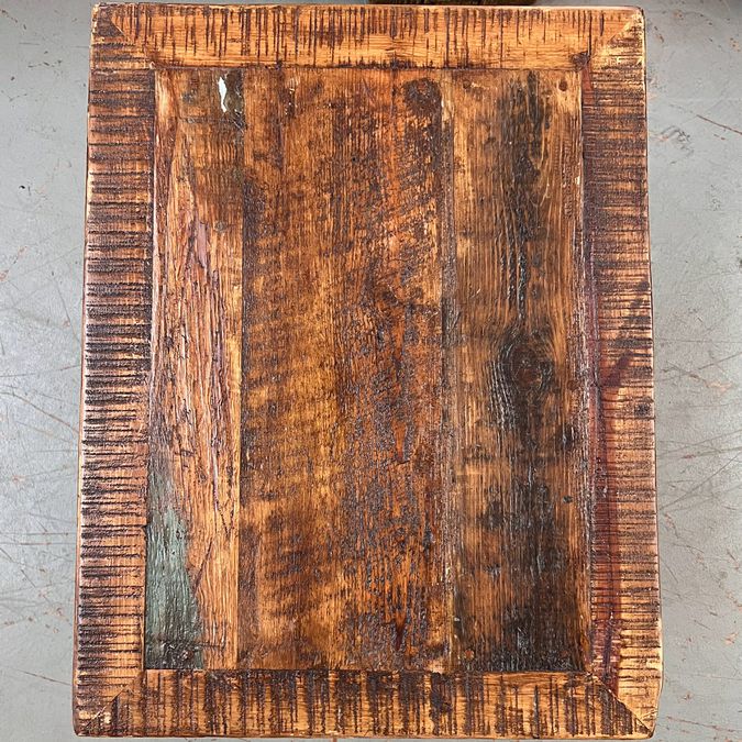 Rustic 1-Door/1-Drawer Side Table 26x20x26