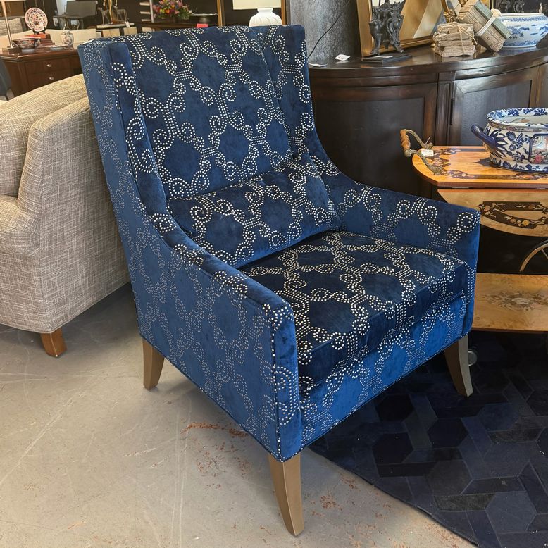 Ethan Allen "Kyle" Wingback Chair 31.5x34x43.5