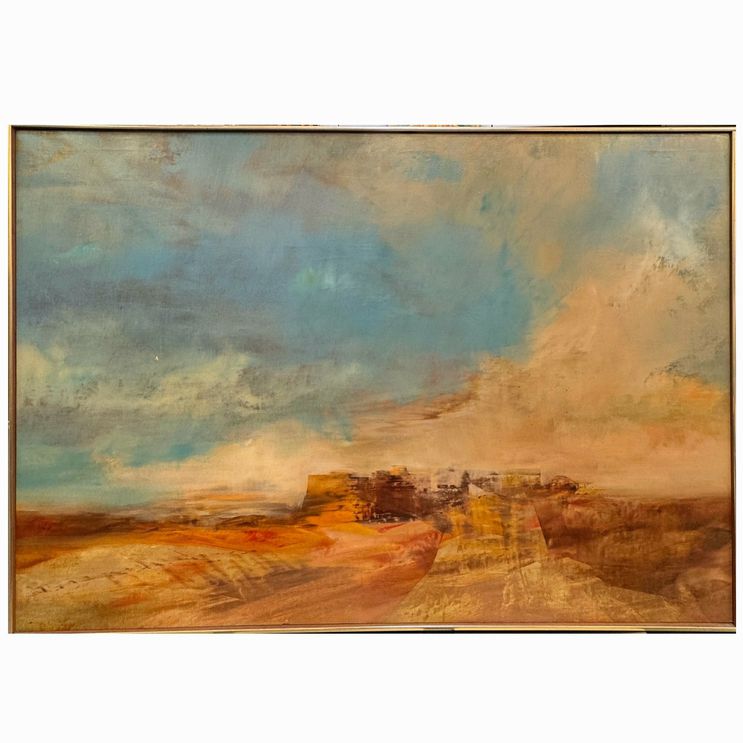 1950's Mesa Verde Painting by John Augustus Annus 53x36.5