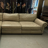 Bernhardt Grandview Leather Sectional 130.5"Lx130.5"Lx36.5"H