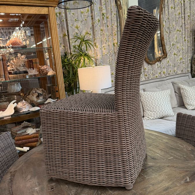 SET/4 Kingsley Bate Outdoor Chairs 27.5x27.5x35