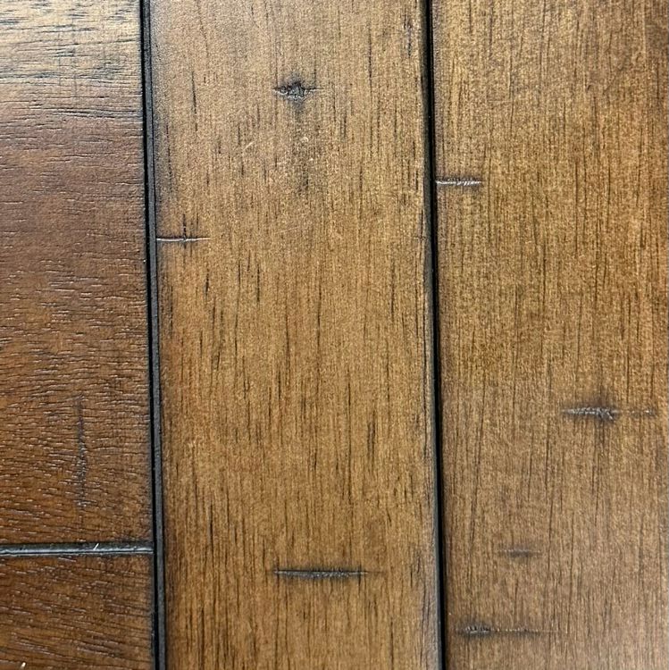 Medium Finish Dining Table W/6 X Back Chairs 86x36x30