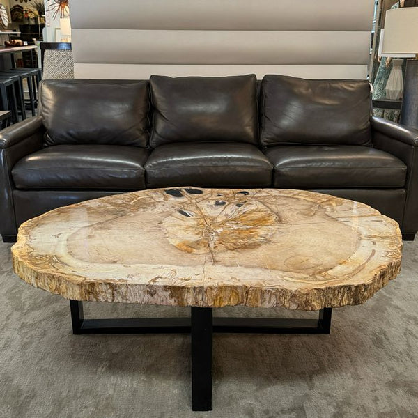 Petrified Wood Coffee Table 50.75x34x17