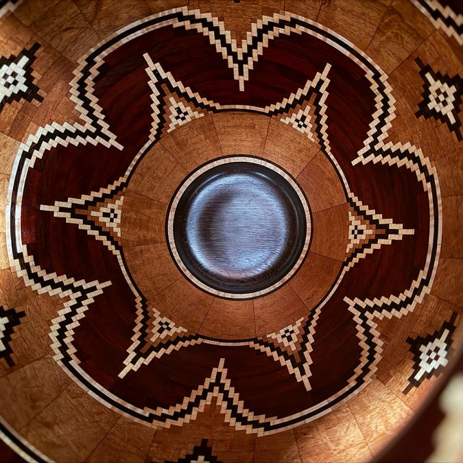 Complex Olla II Wood Art Bowl by Moore & Endres W/COA 12" Dia x 18.5"H