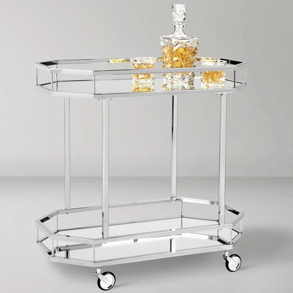 Z Gallerie Metropolitan Bar Cart 29.5x16.5x29.5