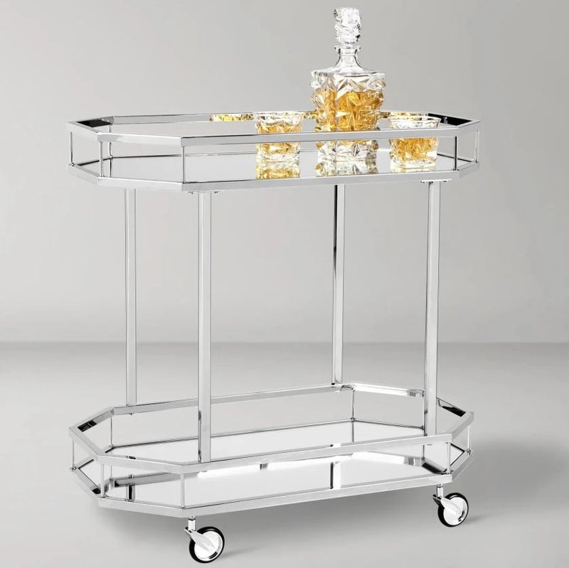Z Gallerie Metropolitan Bar Cart 29.5x16.5x29.5