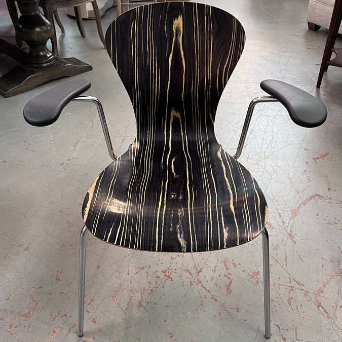 Ross Lovegrove Knoll Macasser Ebony "Sprite" Chair 28x20x31