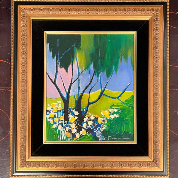 Itzchak Tarkay Signed "After the Rain" Embellished Serigraph 19x22