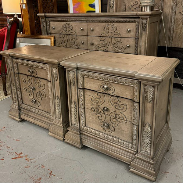 PAIR Avalon Sanctuary 3-Dwr Nightstands 30x18x29.5