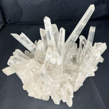 Med Natural White Quartz Calcite Crystal Specimen 11x9x8.5